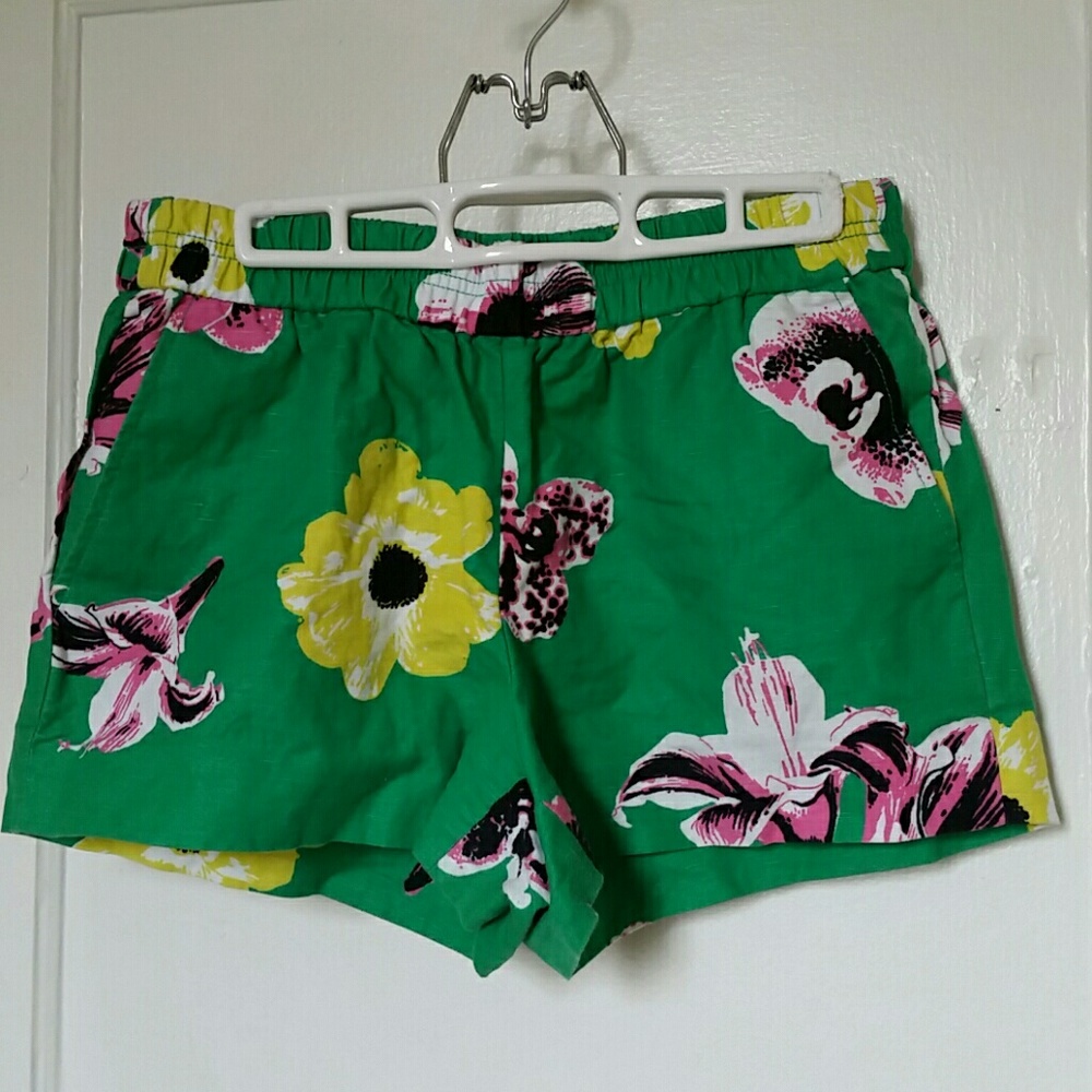 NWOT J. Crew floral shorts